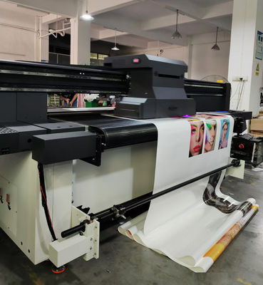 CMKY White Inkjet Roll To Roll Printer с скоростью печати до 200 кв.м.