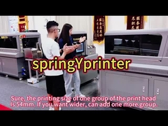 Машина для печати на холсте (UV flatbed printer) с выходом 60 ППМ